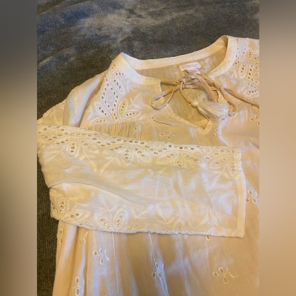 NWOT Shabby Chic Cotton Boho Top Sz M - Picture 10 of 15